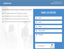 Tablet Screenshot of jotima.com